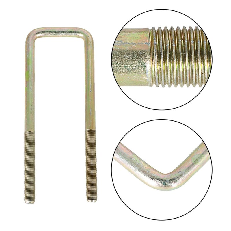 LABLT Square U-Bolts for 2.5 Wide Leaf Springs 8.75 Long 4 Piece Replacement for Silverado Sierra 1500 1988-2019 - Image 5